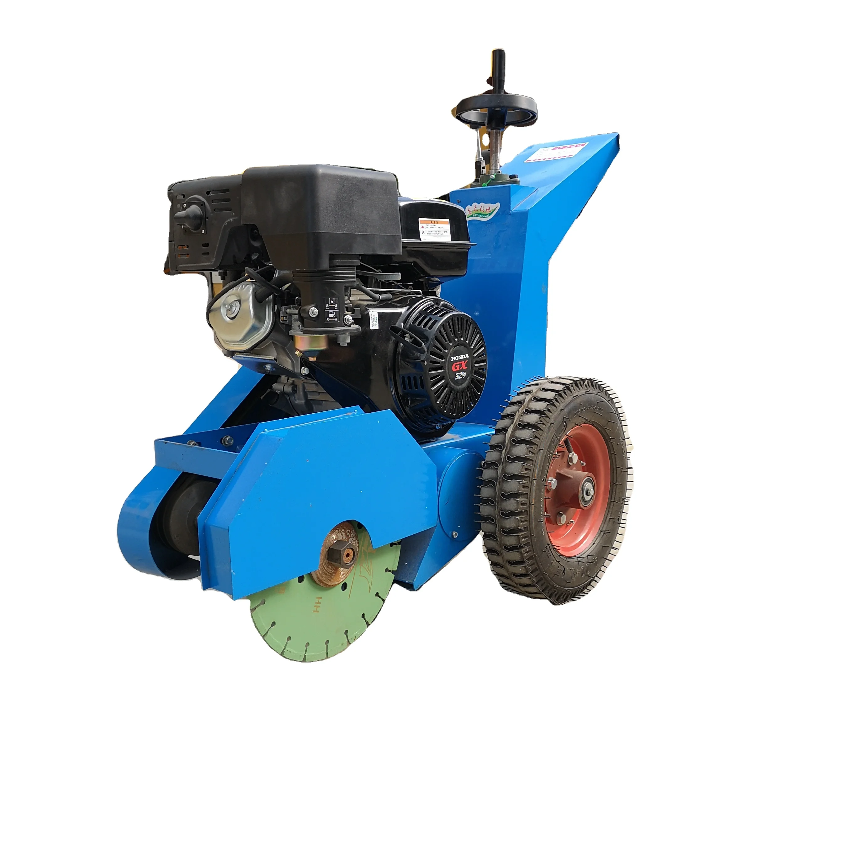 Automatic Feed Small Portable Gasoline Concrete Cutting Machine Cutter Road Saw Floor
