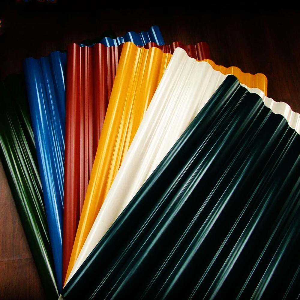 Hot Sale DX51D Dx52D 201g Zinc Coating PPGI Corrugated Roofing Sheets Color Coated for Building Materials and Warehouse