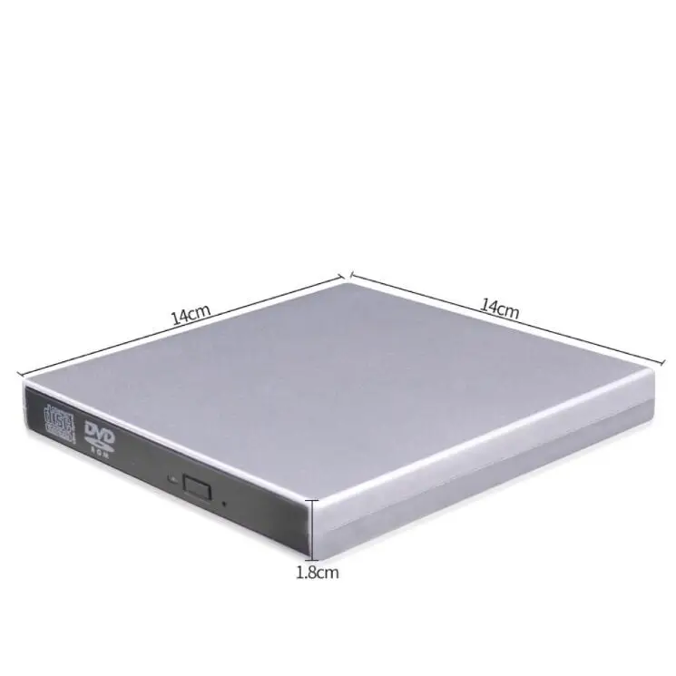 Хит продаж тонкий внешний оптический привод USB 2 0 DVD комбо ROM/CD-RW записывающийся-Plug and Play для ноутбука