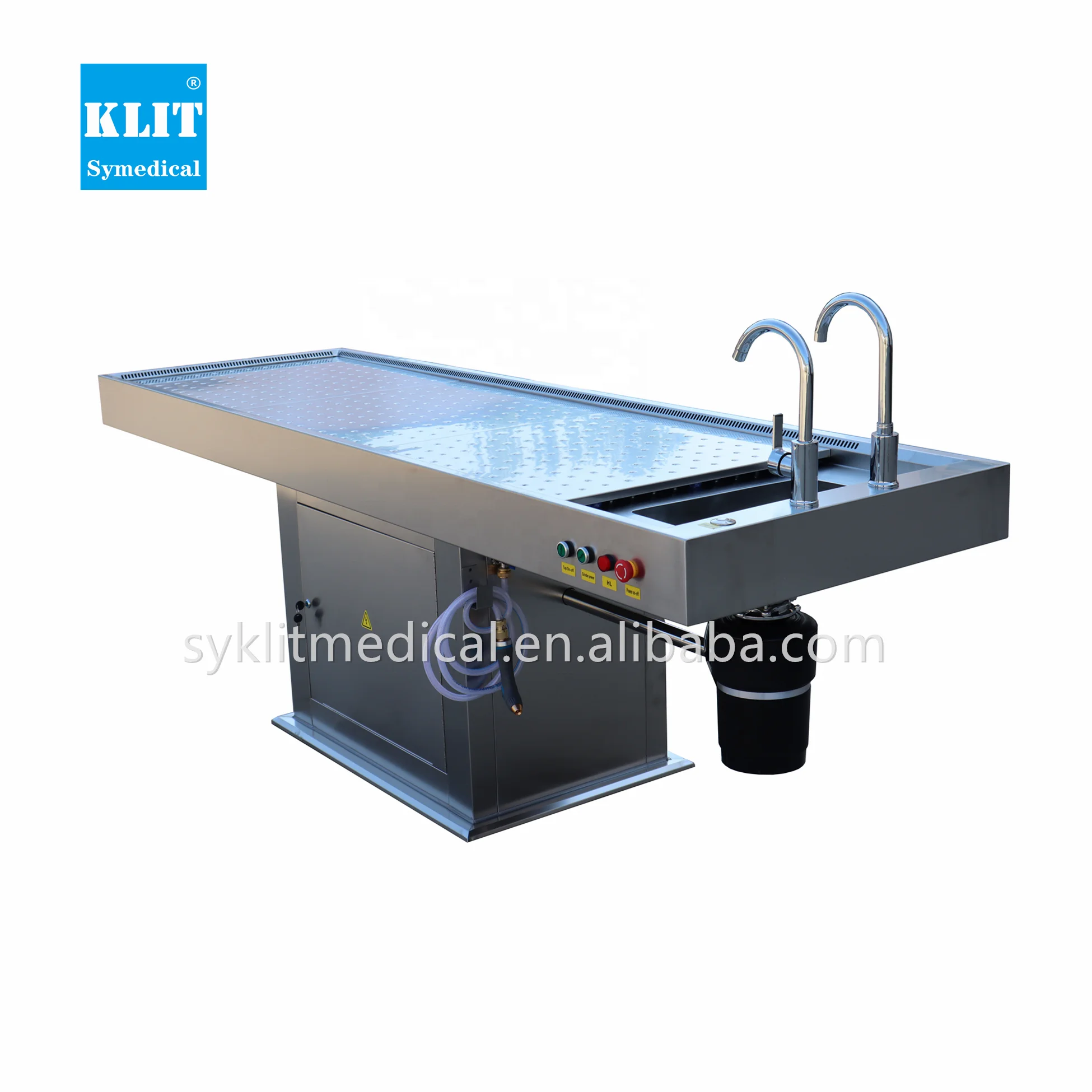 Morgue autopsy cleaning table  hospital autopsy table