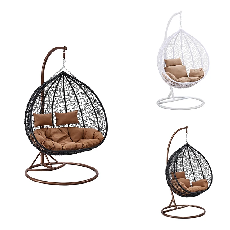 outdoor furniture wicker swing chair egg patio swing