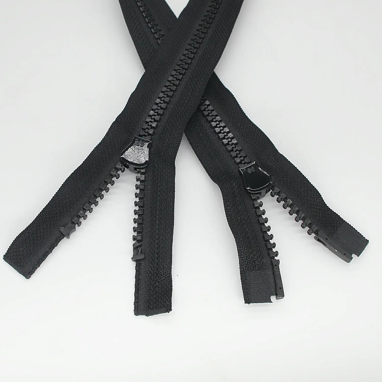 Hot Sale Top Quality 80cm No 8 two way auto-lock Plastic zipper