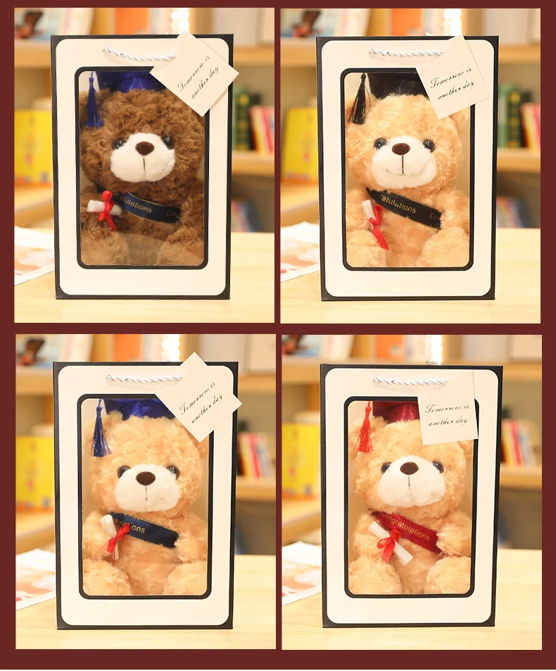 Stuffed & plush toy animal small teddy bear graduation bear teddy plush teddy bear