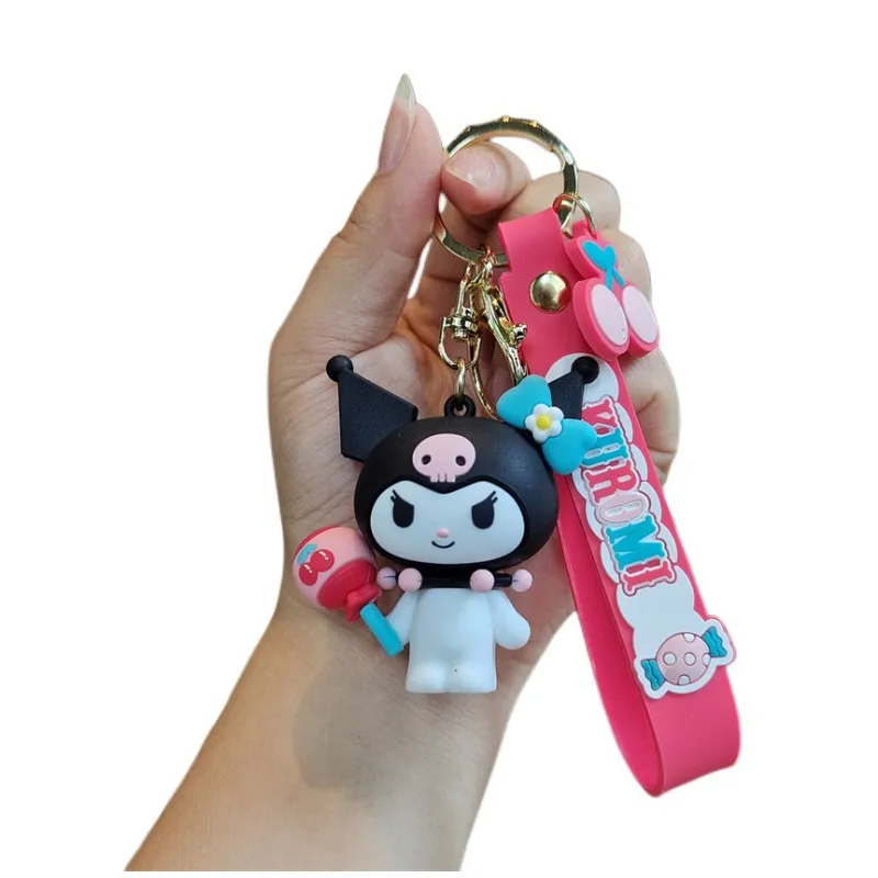 Модный мультяшный аниме Kawaii моя мелодия брелок милый Hello Kitty Sanrioo школьная сумка с подвеской маленький подарок