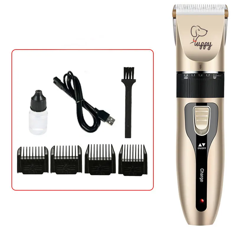 Rechargeable Low noise Pet Hair Clipper Remover Cutter Grooming Cat Dog Hair Trimmer Electrical Pets Hair Cut Machine