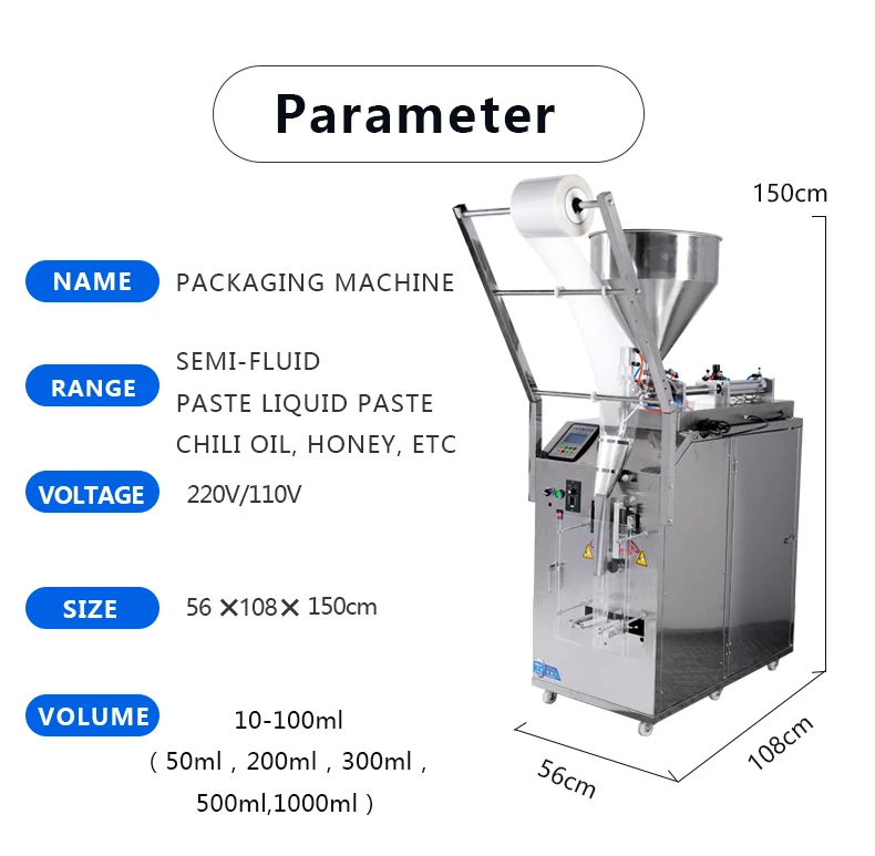 Automatic grocery ice pop packing machine