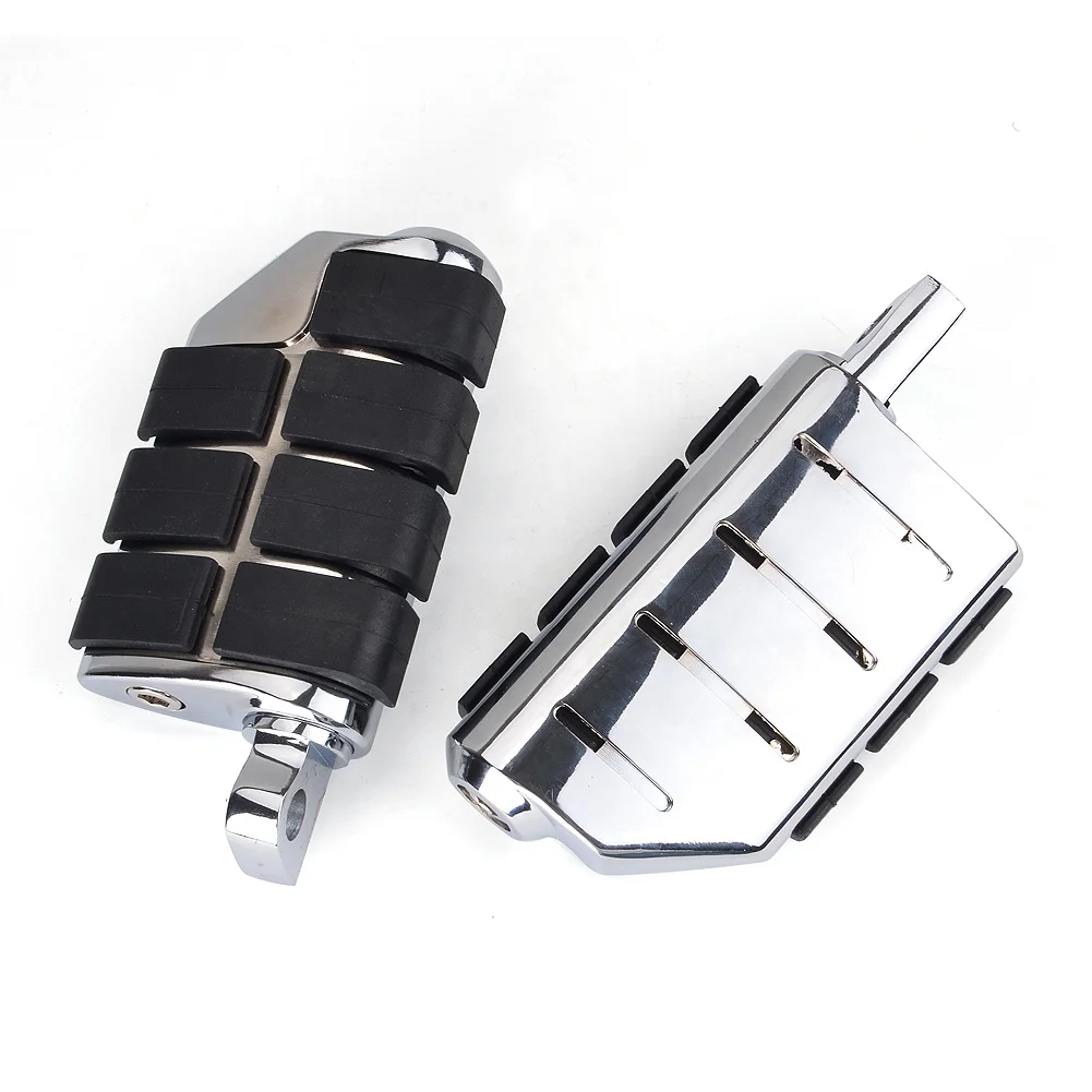 32mm Universal Engine Guards Foot Pegs Footrests With Clamps For YAMAHA V-STAR Harley touring Electra Glide Honda VLX600