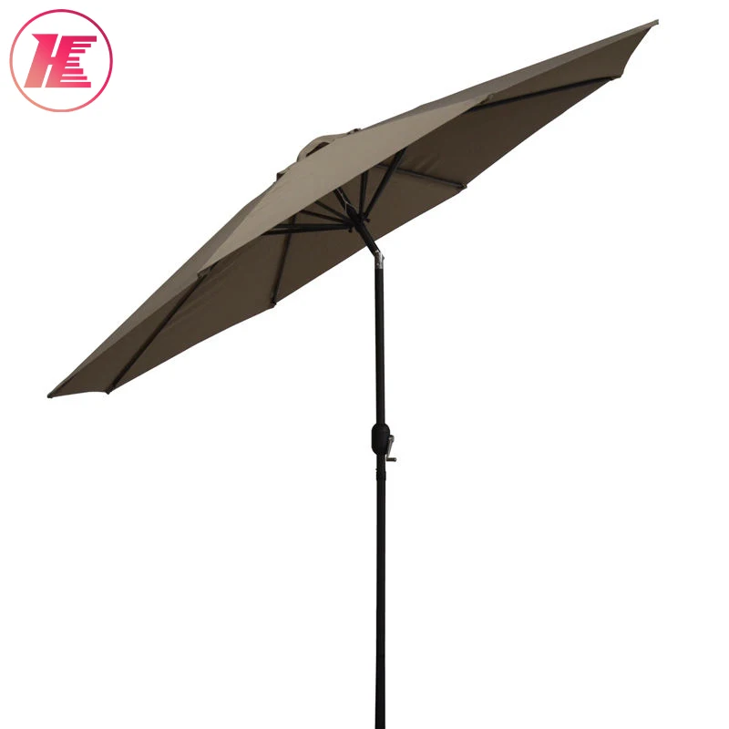 Manufacture Outdoor Garden Courtyard Leisure Sunshade  Sunscreen Hand Folded Telescopic Pillar Sun Umbrella