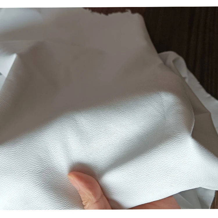 Custom design good quality goat skin white color leather fabric for gloves