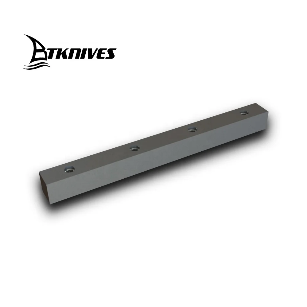 Factory Custom Durable Thread Holes Stator Knives Industrial Plastic Recycling Granulator Blades