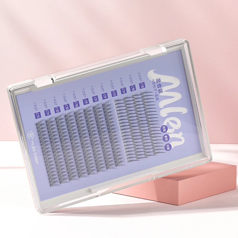 OEM Reusable Long Lasting Magnetic Eyelashes  MLEN 3D Silk Magnet Lashes Eyeliner Kit  DHL Soft Rich Black Light FEDEX Hair