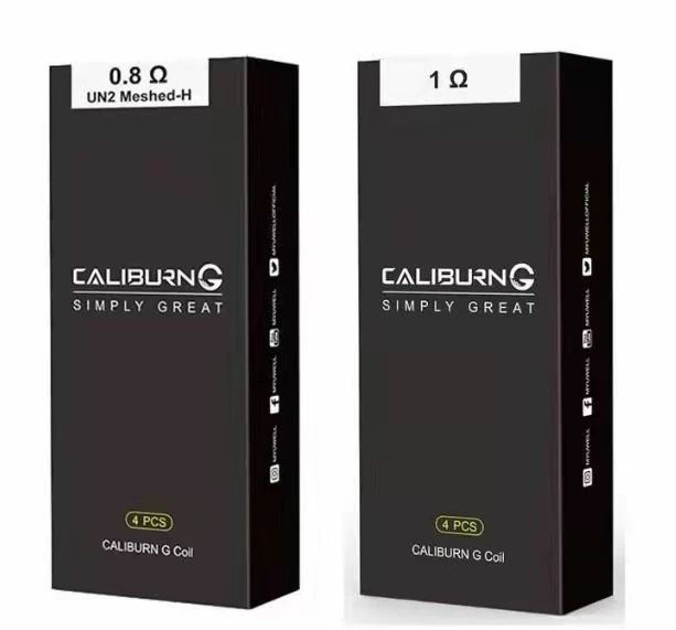  Оптовая продажа Caliburn G Coil Mesh 0 8/1 Ом UN2 Meshed-H сменные катушки для комплекта