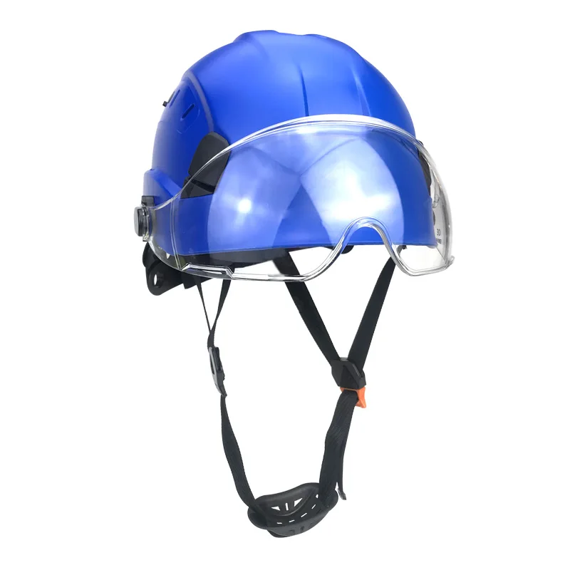 ANT5PPE ANSI CE Blue Industrial Construction Head Protective White Hard Hat ABS Safety Helmet with Detachable Visors