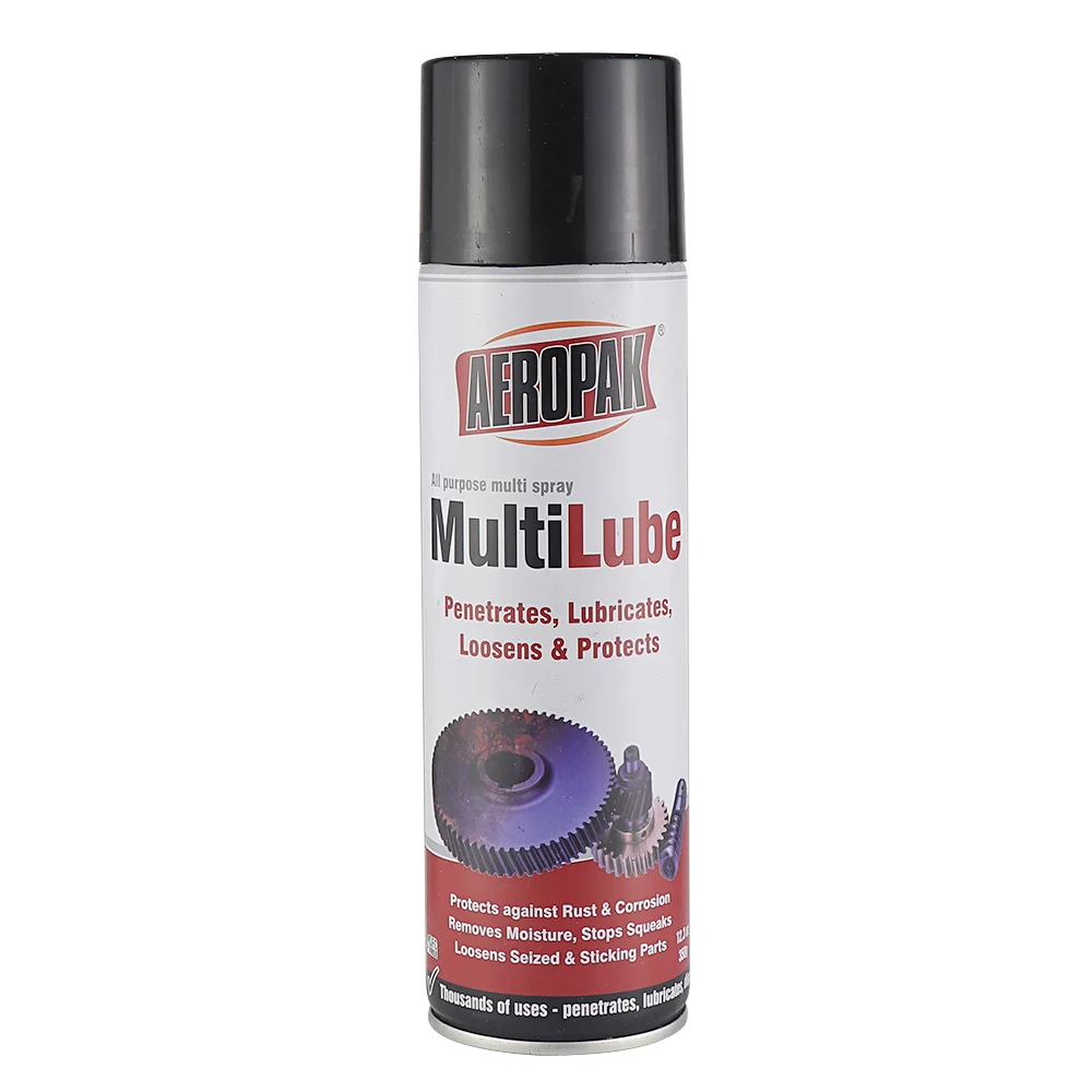 Aeropak 500ml Multipurpose Aerosol Penetrating Oil Anti Rust Lubricant Spray
