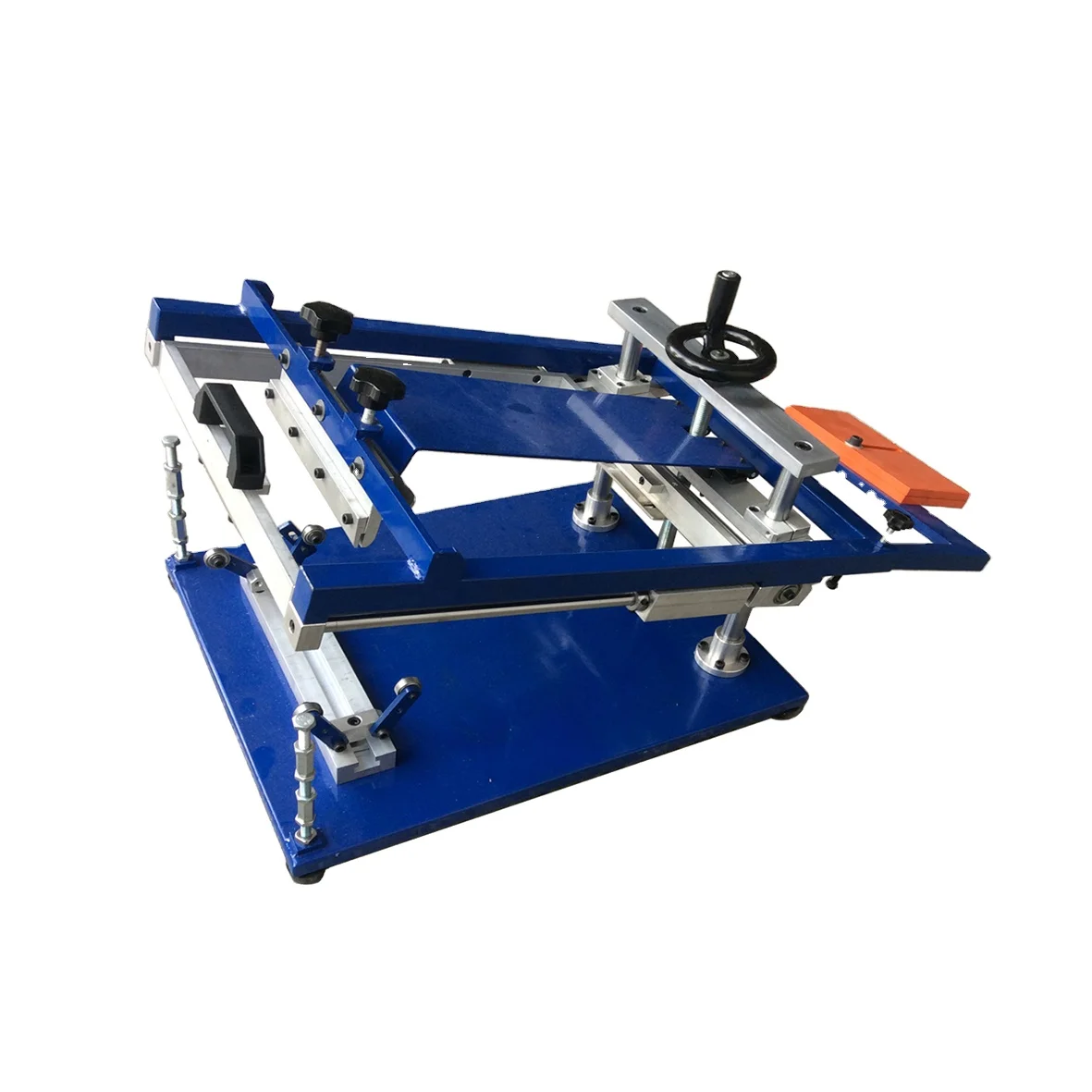 NS202 Manual desktop round bottles cups silk screen printing machine