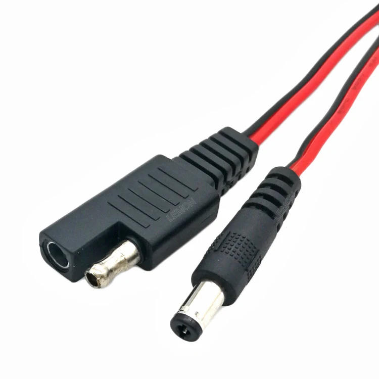 Quick Connection Cord Connector 5521 5525 Dc 55mm X 21mm To Sae Plug Wire for wholesales