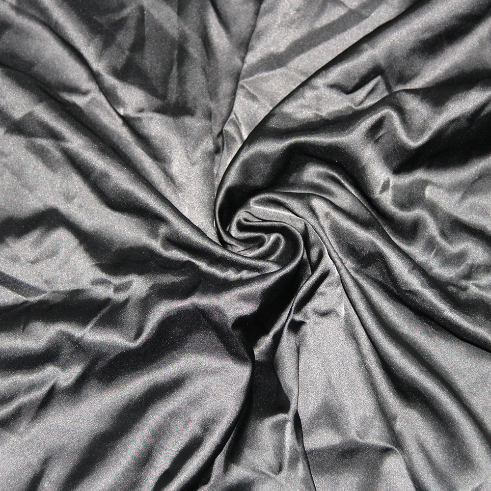 ECO-friendly bright-colored glossy High stretch 100% Acetate silk feel REAL acetate Triacetate satin fabric for lady dresses