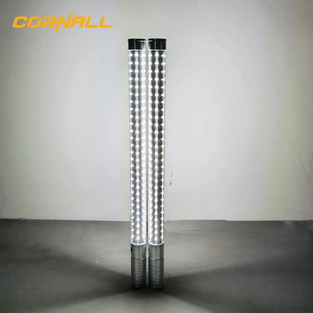 Gold Or Silver Aluminum LED Strobe Baton Bottle Service Sparklers Champagne Wine Bar Bottle Service LED Sparkler