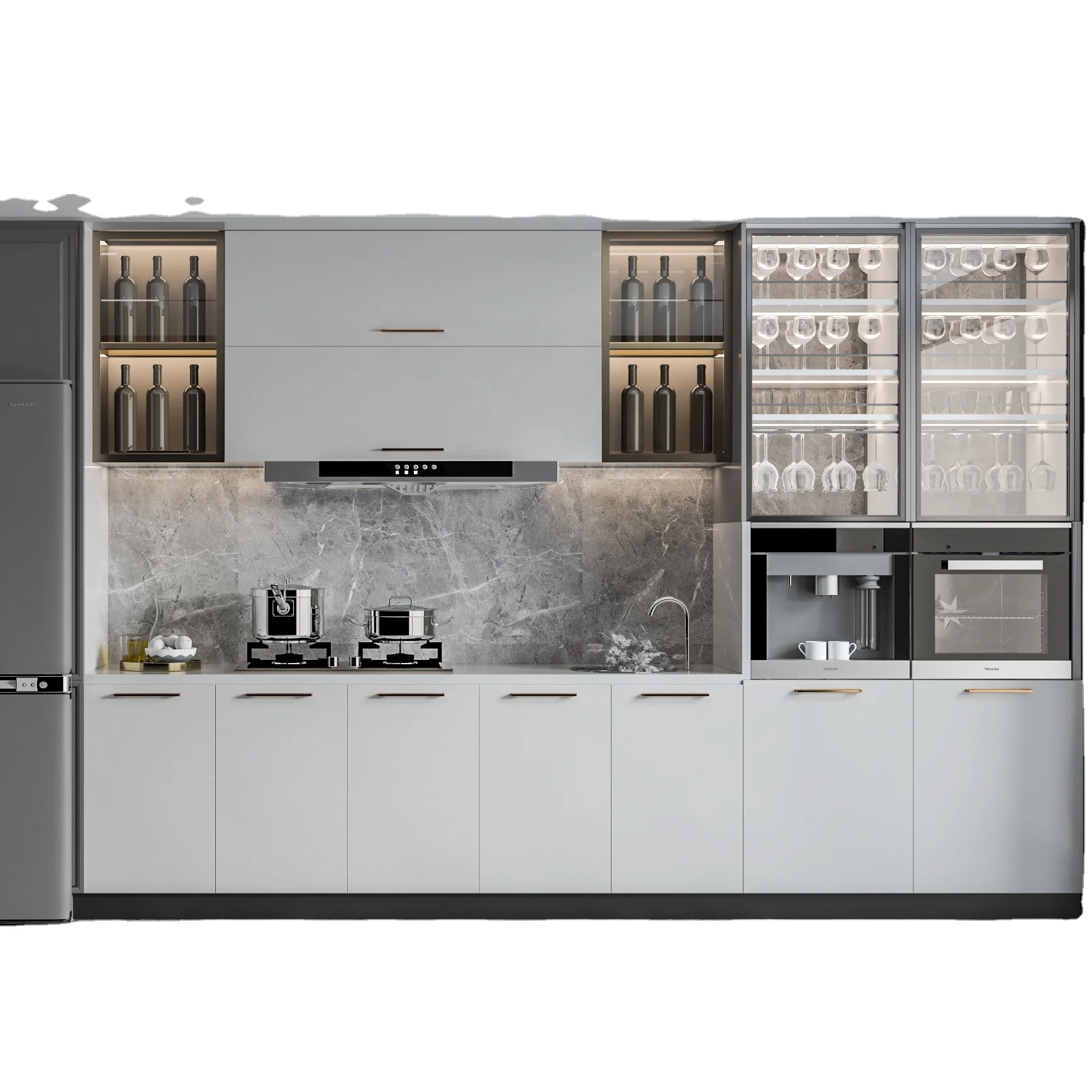 Luxury Closet Modern Wardrobe Cabinet Armoire Chambre Wardrobe Bedroom Furniture Sliding Door Wooden Wardrobes