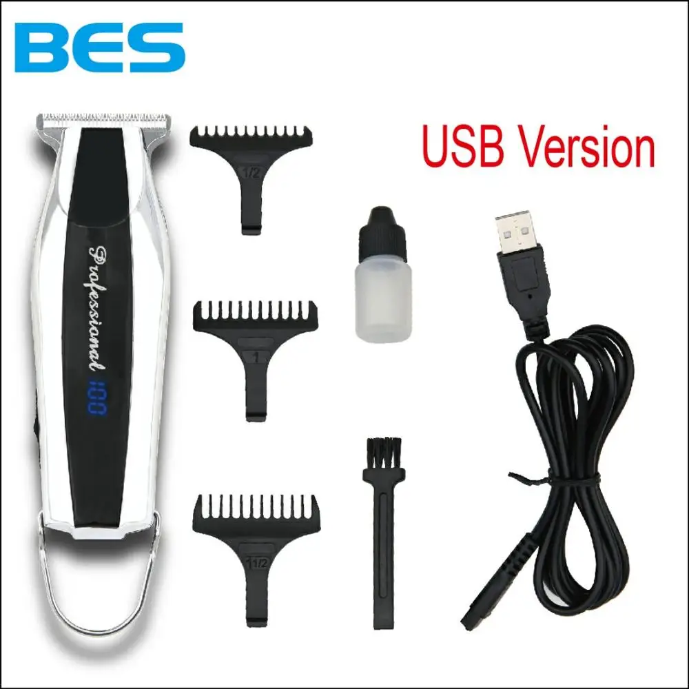  BES-9230 горячая Распродажа новый парикмахерский благоприятный беспроводной аккумулятор перезаряжаемый электрический триммер для