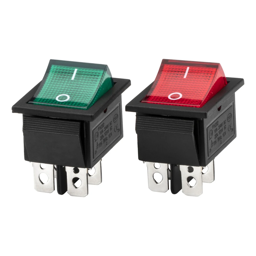 R11 16A 250V Cqc CE Rocker Switch 16A 250V 1E4 T125 KCD2 Rocker Switch 1 Way 2 Way 6A 250V 4 Pin Electronic Rocker Switch Wiring