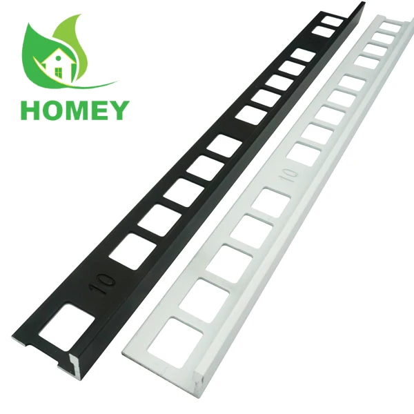 L chrome straight angle decorative metal trim
