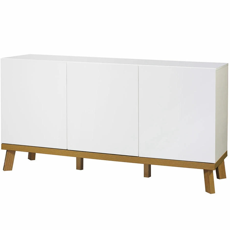 Modern Design Bedroom Furniture Wooden Chest of Drawers with 3 Door Cheap MDF Wooden Chest Drawers Cabinet