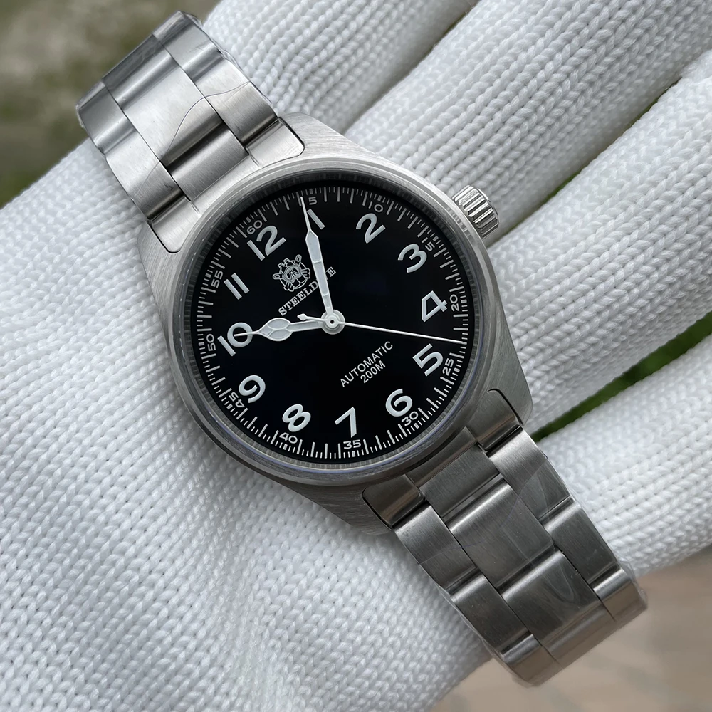 Мужские водонепроницаемые часы для дайвинга STEELDIVE SD1940M 39 мм новый дизайн BGW9 синие светящиеся черные циферблаты из нержавеющей стали NH35 Auto 200