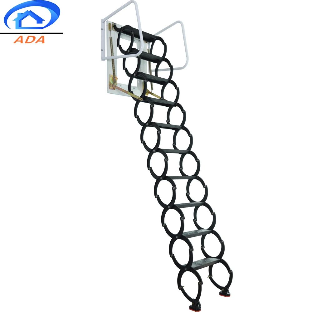 America Hot Selling Metal Foldable Wall Mounted Roof Access Stairs