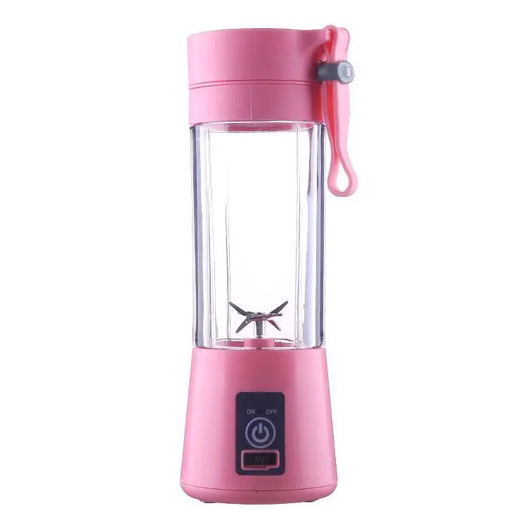 Wholesale Colorful Fruit Squeezed Juice Mixer USB Rechargeable Portable Blender 2-4-6 Blades Juicer