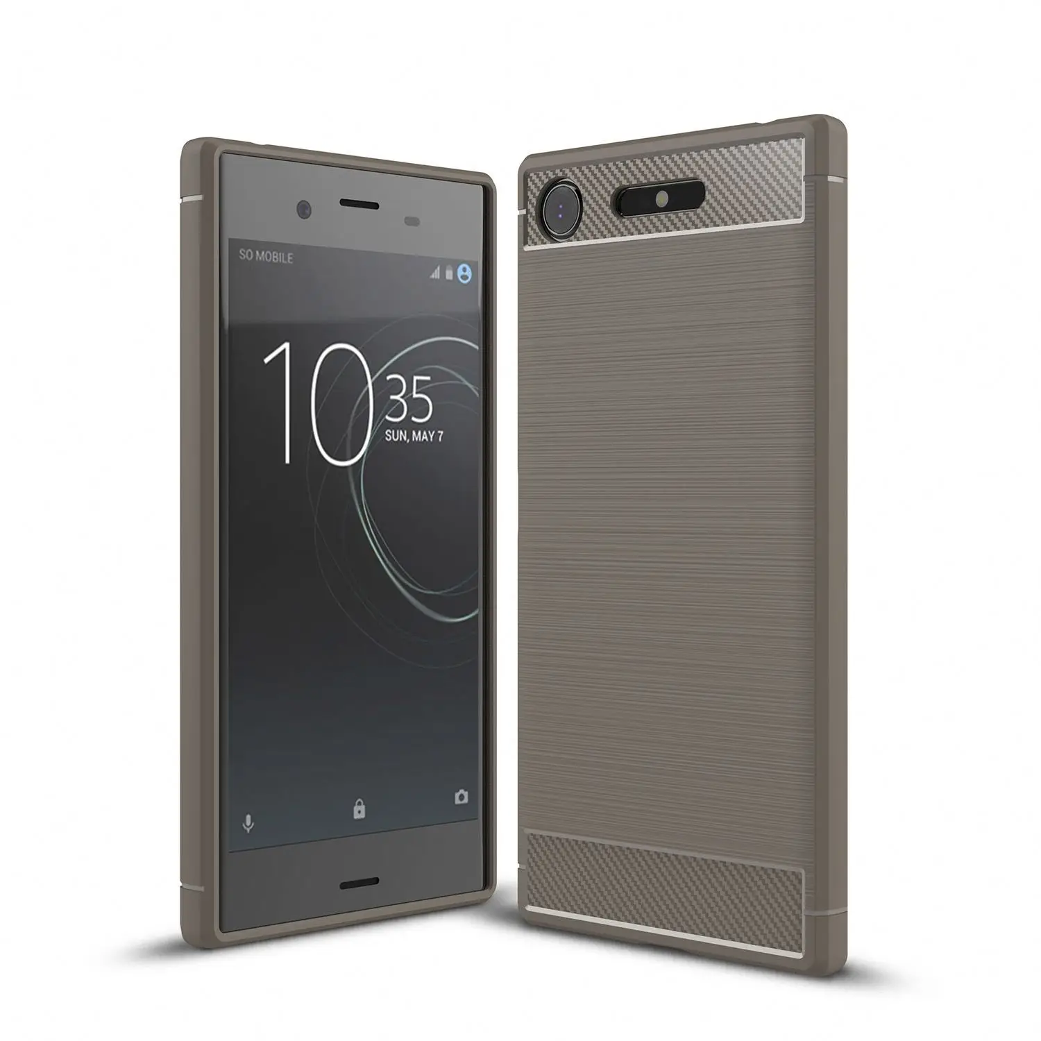 Чехол для Sony Xperia Xz1 Low MOQ Новый Прочный чехол для телефона из углеродного волокна