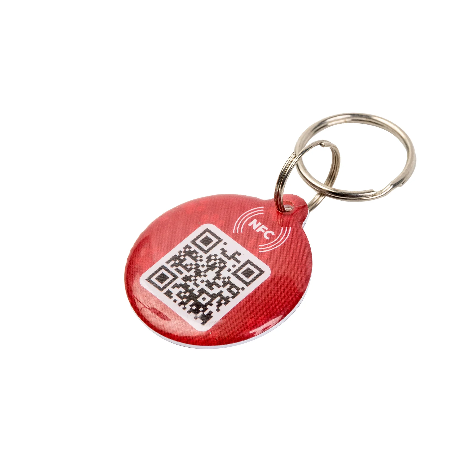 OEM logo Multiple Options UID 13.56Mhz NFC Rewritable RFID IC Tag Keyfobs Keychain Changeable 1K S50 Access Control Card