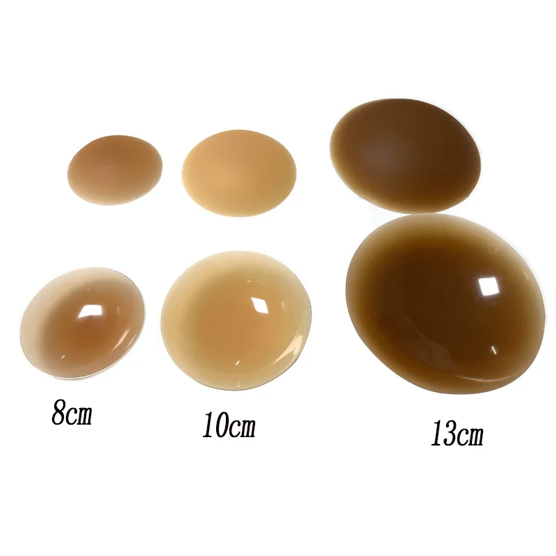 Customize 13CM No Glue Nipple Cover Private Label Large Silicone Reusable Pasty Silicone Nipple Cover