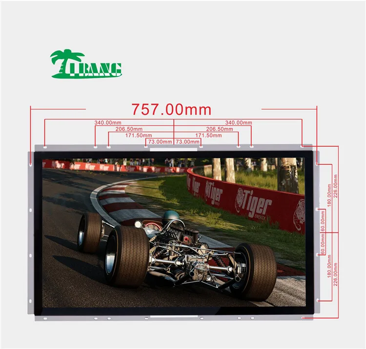 32-Inch High-Density TFT PC Monitor Wide VGA Screen 60Hz/165Hz Touch Technology Metal Frame Arcade Gaming Displays 75Hz Computer