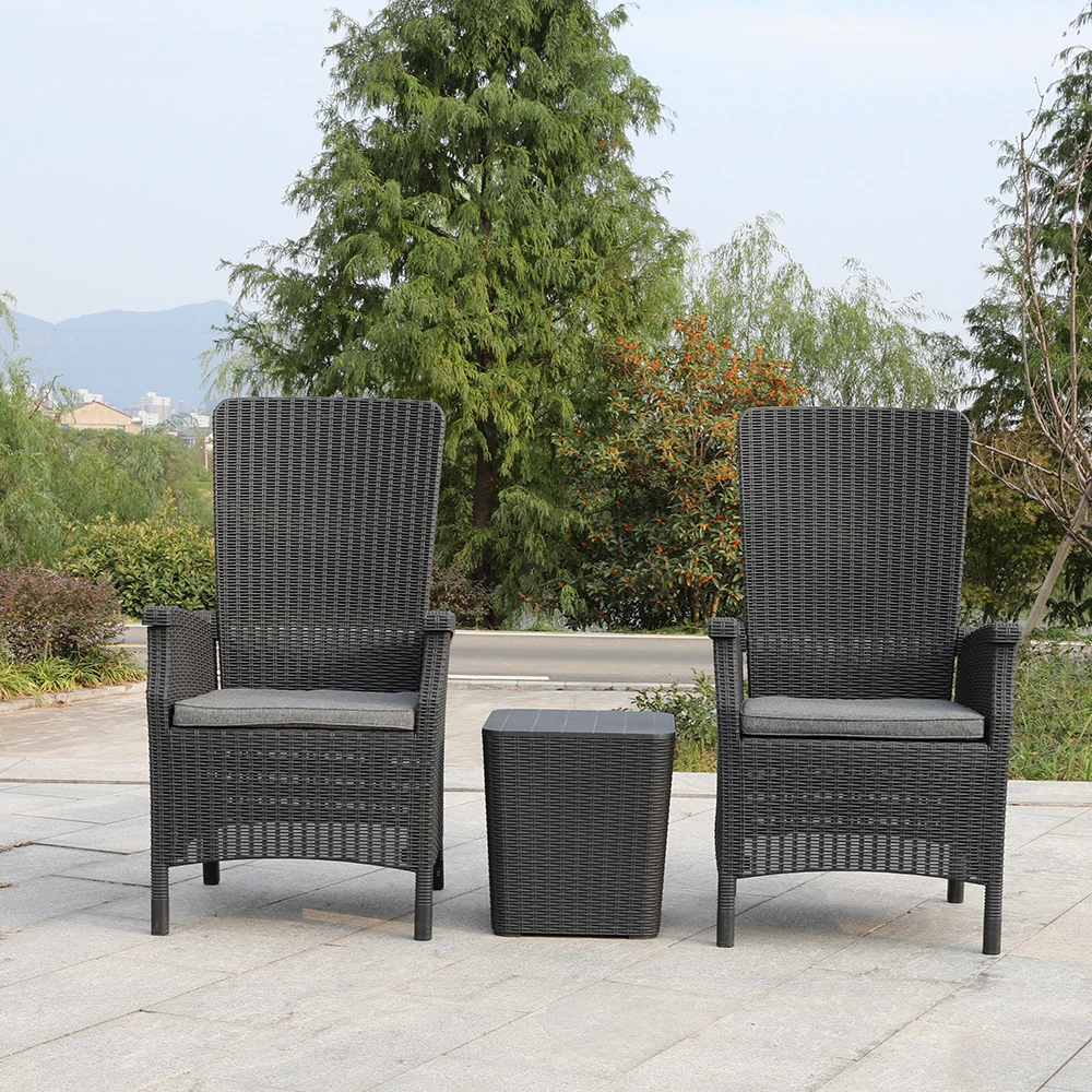 Modern Garden Simple Dining Chair Plastic Outdoor Armchair