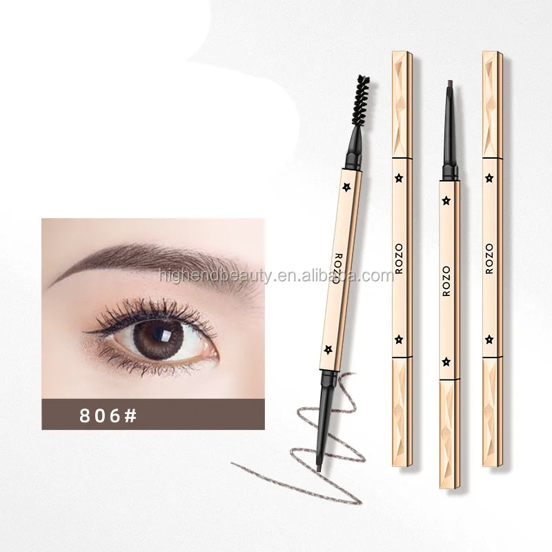 2021 new style auto eyebrow square copper luxury eye brow pen