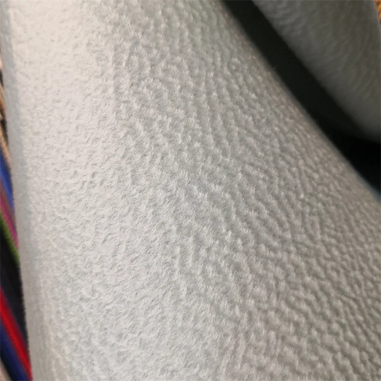 Water Ripple non-dyeing natural coffee color cashmere lady coat fabric warm lithe commuting routine