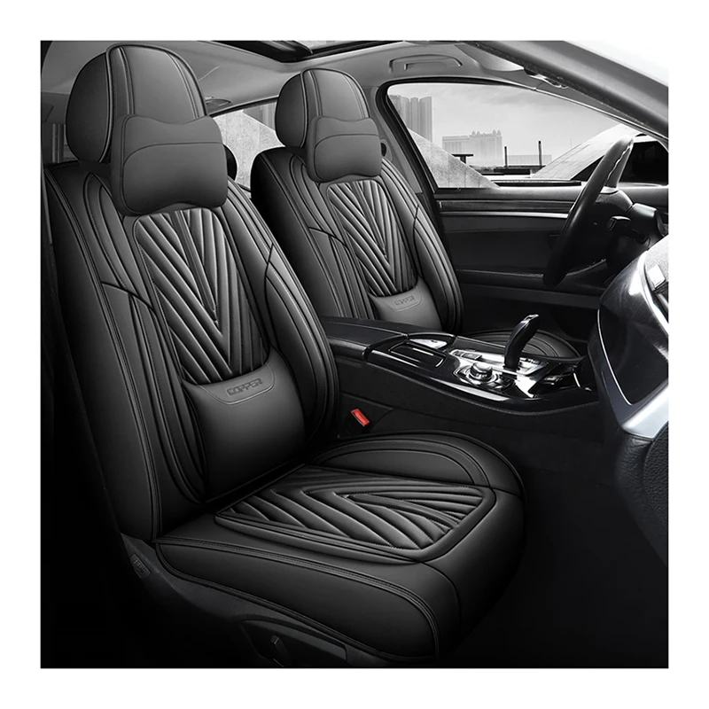Full Set Original Custom Car Seat Cover Leather Waterproof Vehicle Cushion Cover Car Accessories