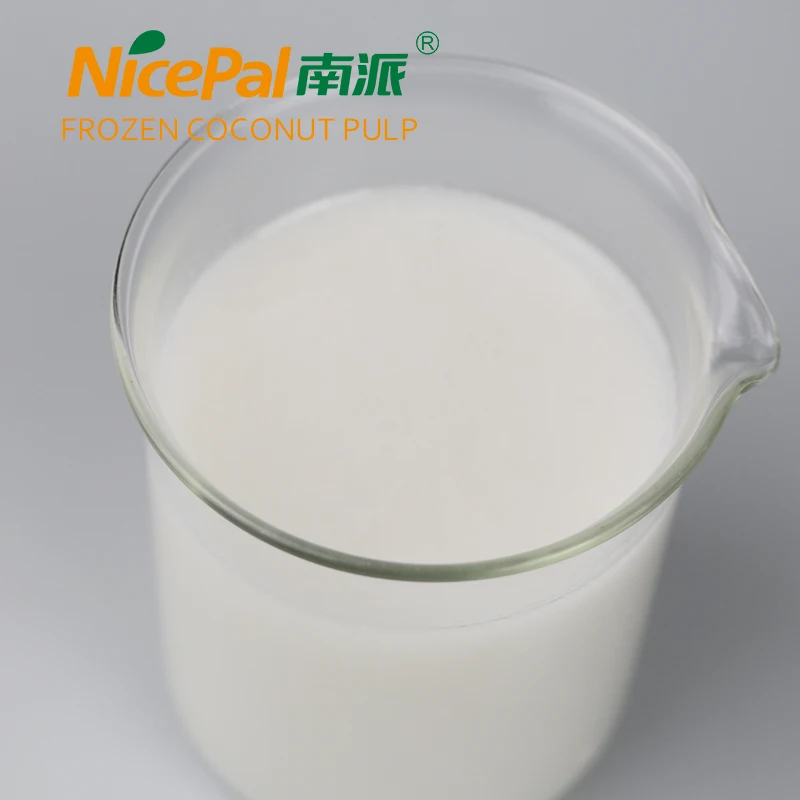 ISO certificate/Pure natural quick frozen coconut milk/coconut pulp from factory