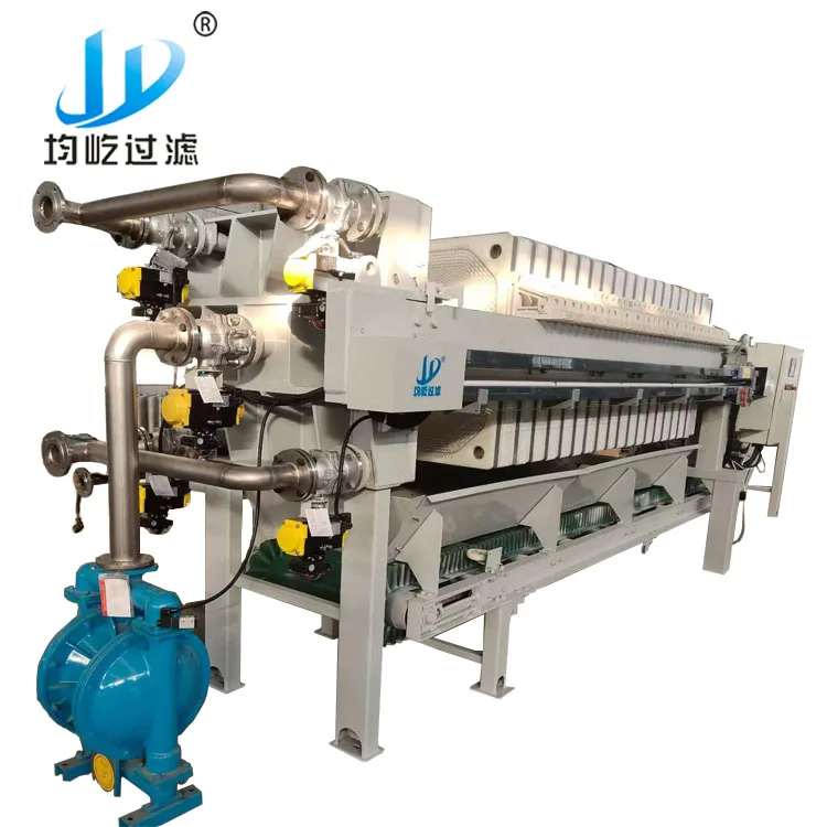 Automatic Membrane Filter Press With Schneider Electrical Components and Siemens PLC