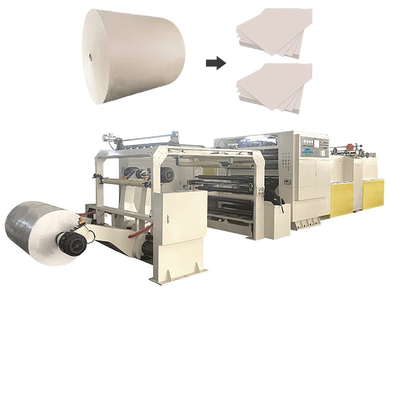 Jumbo paper roll sheeter sheeting machine paper roll to sheet cross cutting machine Price