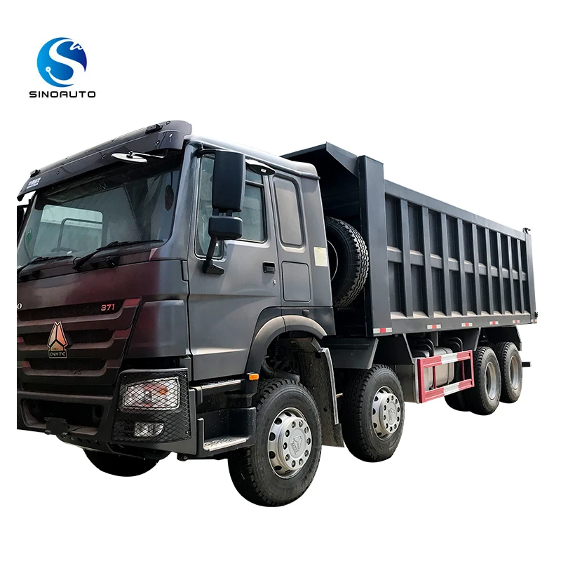 Cheapest Sinotruck Howo Second Hand 8x4 30-50 Ton 371hp 375hp 12 Wheels Used Tipper Truck Tipper Dump Truck
