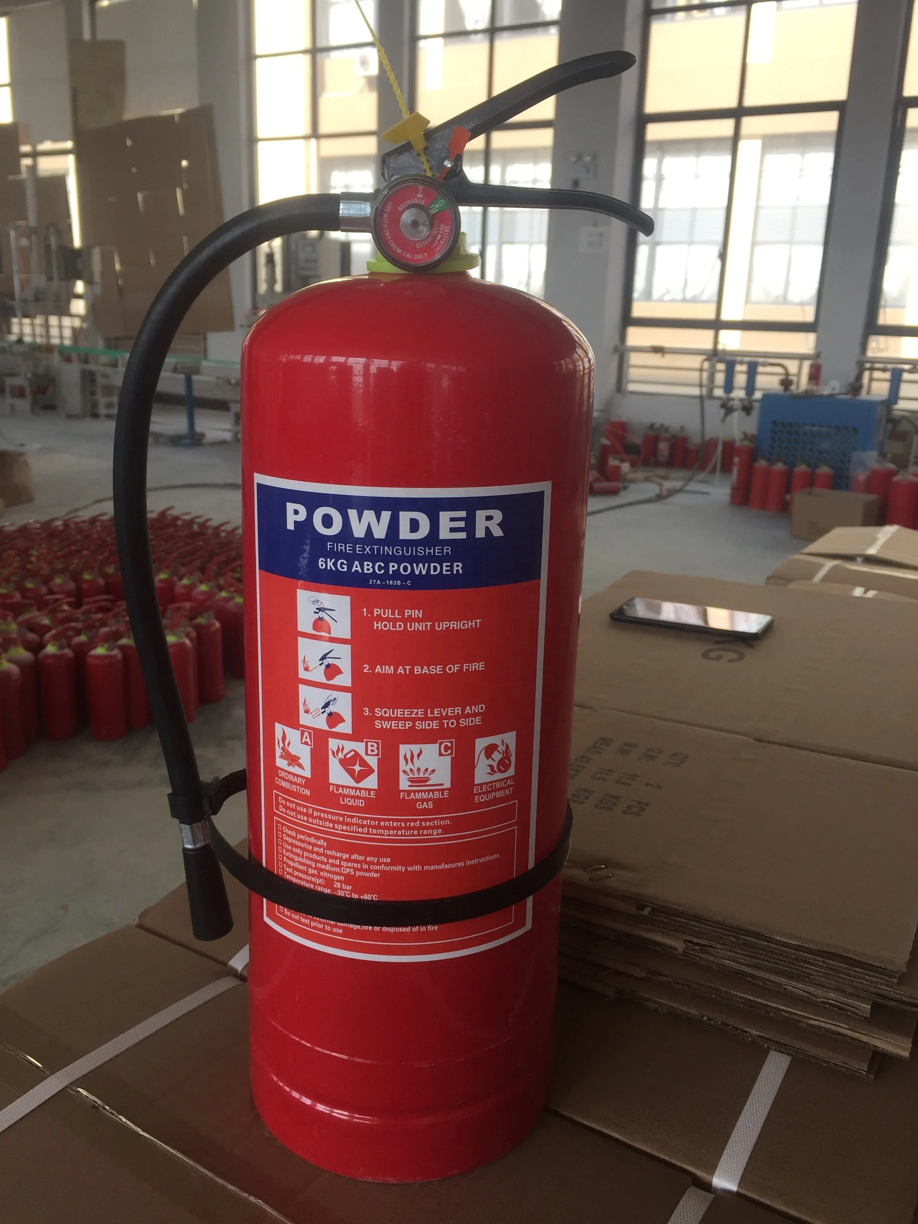 5kg hot sale abc powder fire extinguisher with pressure gauge