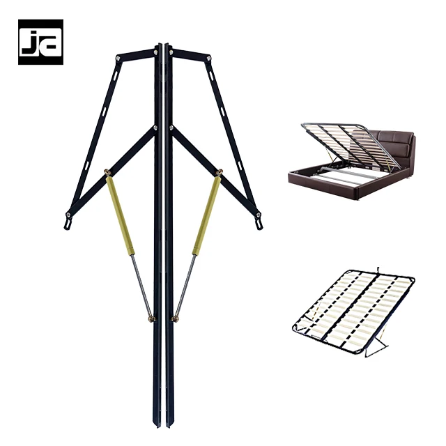 Furniture bed lift mechanism 150cm gas piston Lift Up Storage Bed Bracket Frame Hydraulic Hinge
