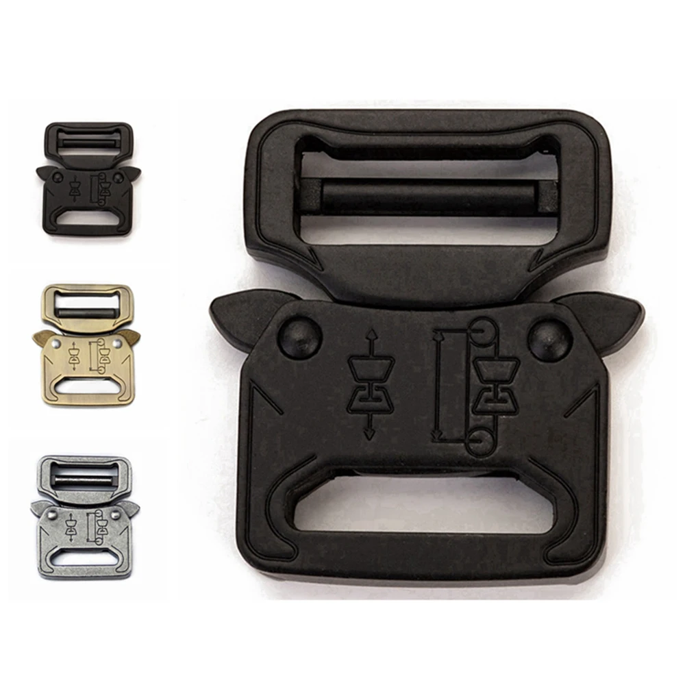 27mm Metal Quick Side Release Buckles for Webbing Tactical Belt Buckle Safety Strong Hooks Clips DIY Outdoor Luggage Accessories