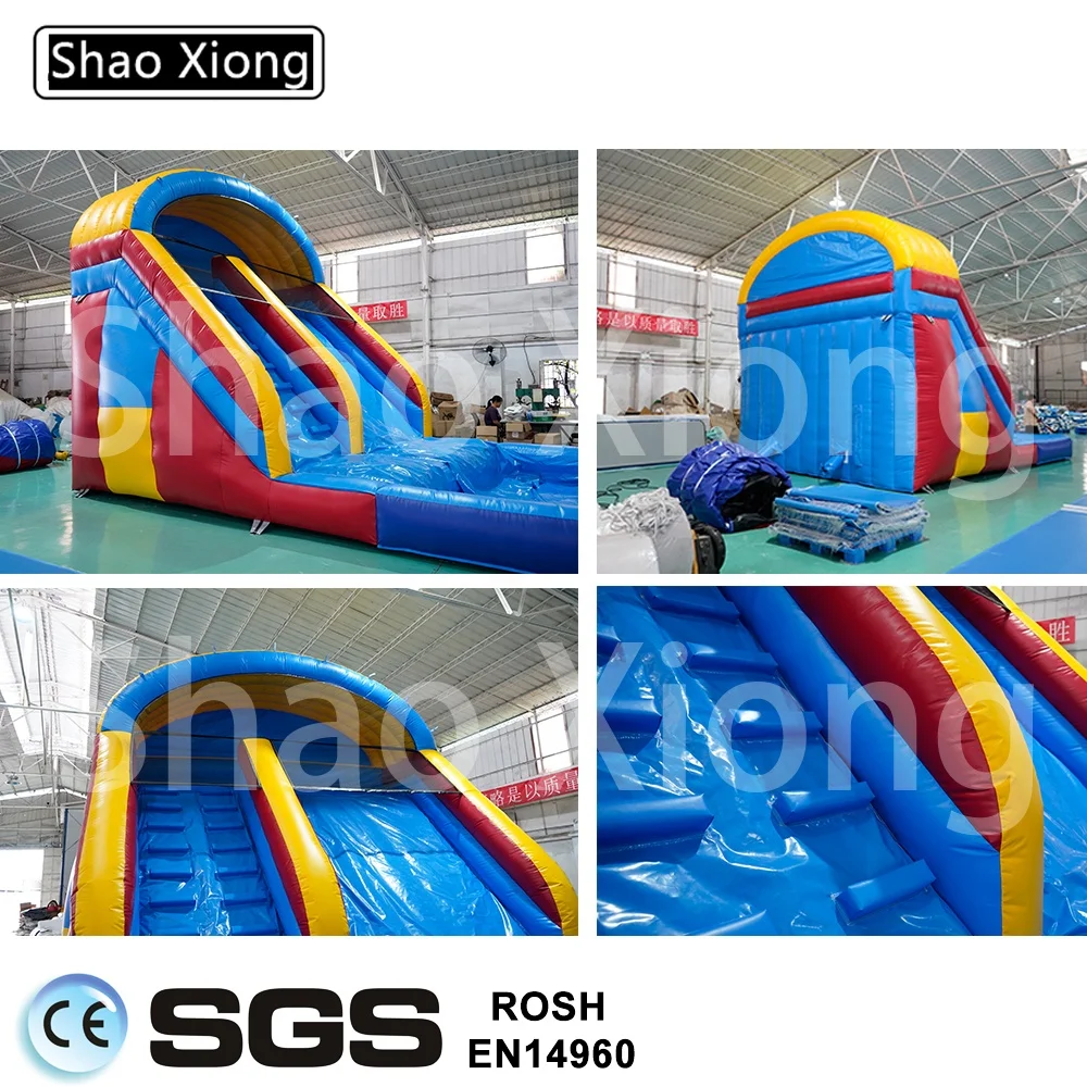 New Design Large Inflatable Slide , Water Wet Slide Inflatable for Sale Water Park