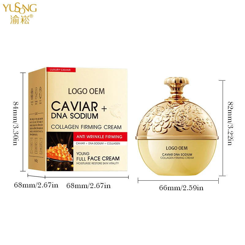 Caviar DNA Collagen Face Cream Firming Skin Repair Anti-aging Moisturize Face Cream