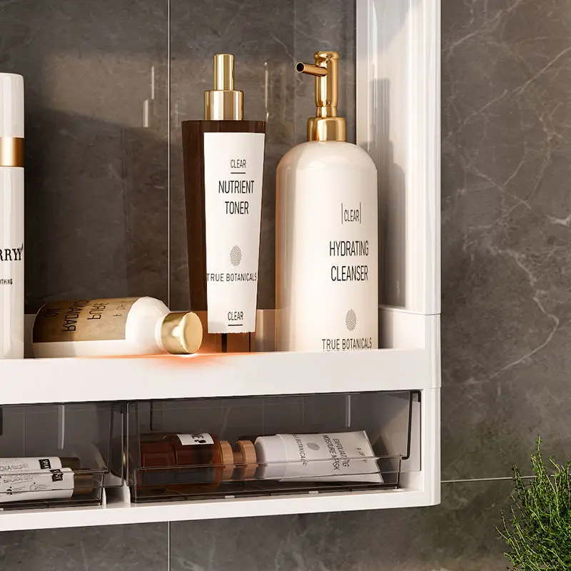 Home Collection Shelf Bathroom Storage Rack Drawer Organizer Rack for Liquid Soap Skincare Shampoo Bathroom shelf Towel rack