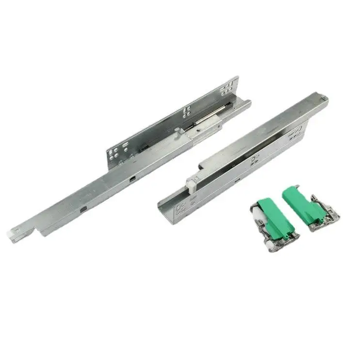 GQK Hot Sale Furniture Hardware Kitchen Cabinet Soft Close Under Mount Drawer Slide Slim Box High Quality