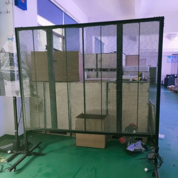 cheap price transparent LED screen professional factory good quality transparent LED display